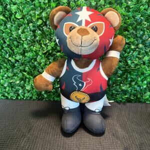 Houston Texans Lucha Libre Plush Bear NFL Football  Mancave Sports Kids Room